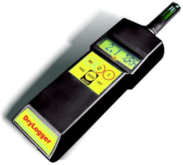 Moisture and Temperature Meter with Datalogger