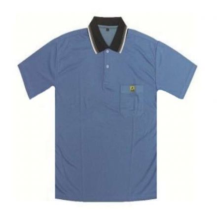 Antistatic Polyester Polo T-Shirt Royal Blue