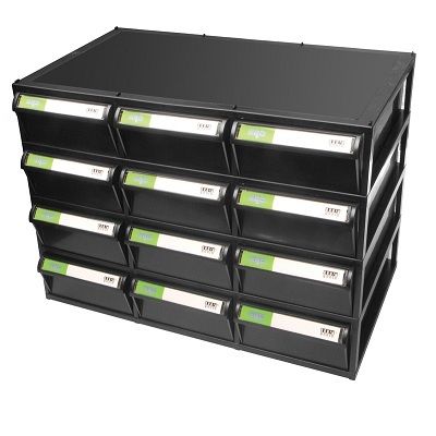 Conductive Drawer with 12 Compartments