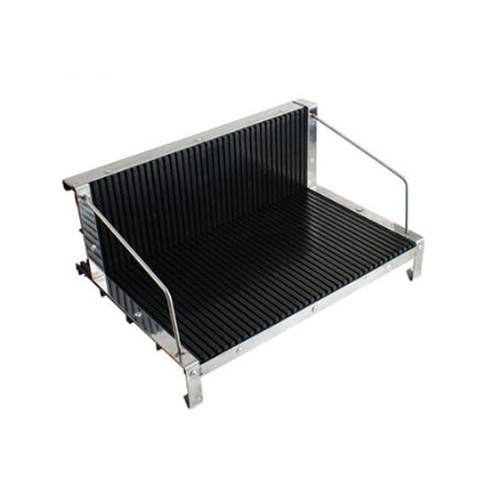 L Type Rack with Metal Edges